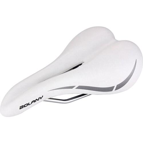 Hot-BOLANY Bicycle Saddle Hollow Breathable Seat Pad Shock Absorbing Wear Resistant Saddle Cushion MTB Mountain Road Bike Seat P