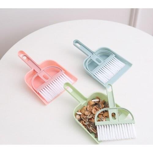 Mini Cleaning Brush Small Broom Dustpans Set Desktop Sweeper Garbage Cleaning Shovel Table Household Cleaning Tools