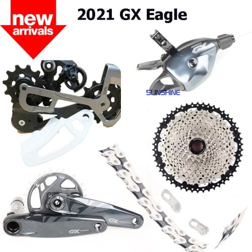 NEW SRAM 2021 GX EAGLE 12 Speed Groupset Kit Trigger Shifter Rear Derailleur Cage 11-52T HG Cassette K7 Freewheel YBN Chain