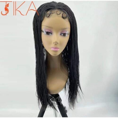 Synthetic Lace Front Wigs Box Braided Wigs for Black Women 4x4 Lace Front Braided Wigs Heat Resistant Fiber Hair Lace Front Wig