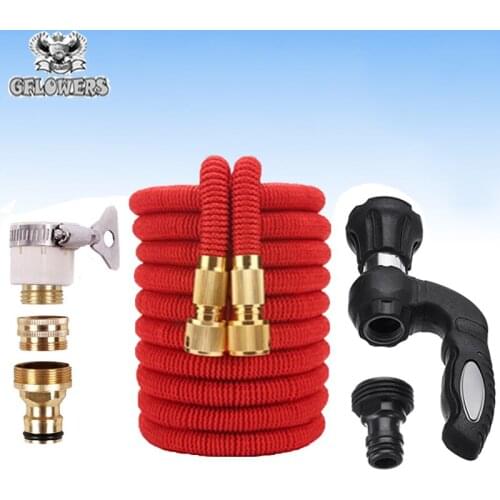 Direct selling telescopic garden hose|Magic garden, garden hose, high pressure adjustable water gun, used for garden car washing