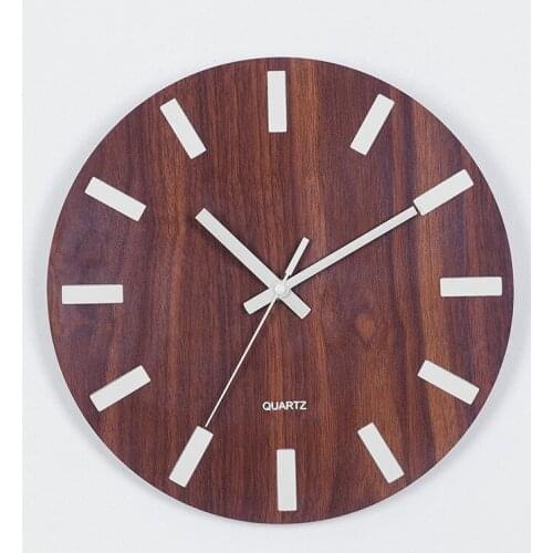 Luminous Wall Clock Wooden Silent Quartz Night Light Non Ticking Dark Glowing Clocks Watch Modern Home Decor Clock Wall Figures