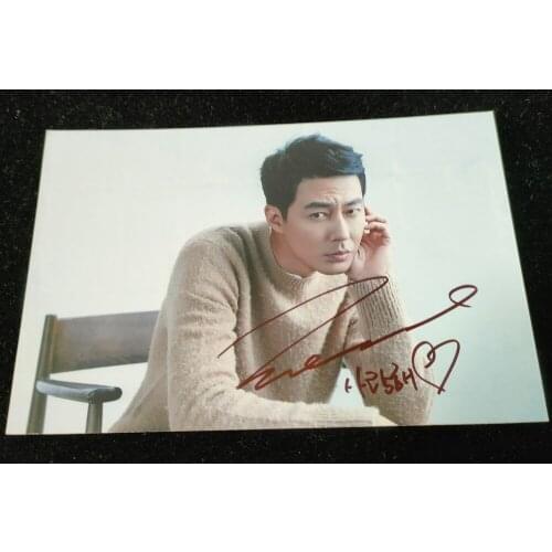 Zo In Sung Autographed Photo Autographs GIFTS COLLECTION K-POP 4*6 062021A
