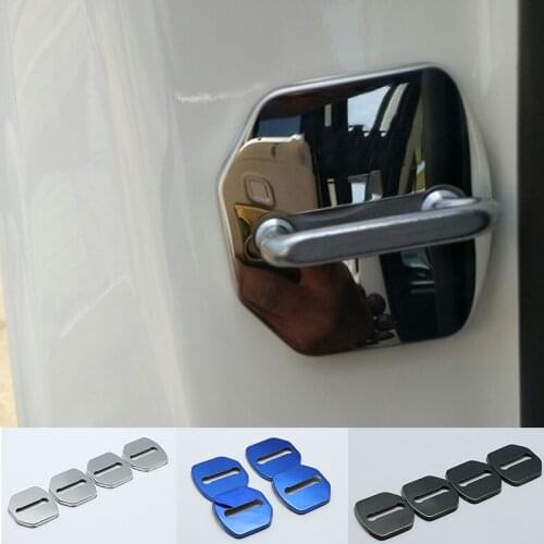Stainless Steel Door Lock Buckle Protective Cover for ford Mustang 2015 2016 2017 2018 Kuga MK1 MK2 C520 2008-2019 car-styling
