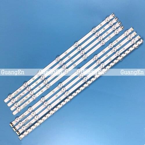 80pcs=10Kits NEW LED strips for SAMSUNG 50''TV UN50EH DF500BGA-B1 BN96-35206A BN96-35207A SAMSUNG_2013SVS50_3228N1_B2_R07_REV1.7
