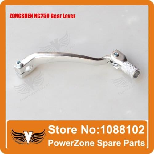 Aluminum CNC Folding Gear Shift Lever ZongShen NC250cc CRF250 230 Dirt Bike Gear Shifter Lever Motorcycle MxFree Shipping