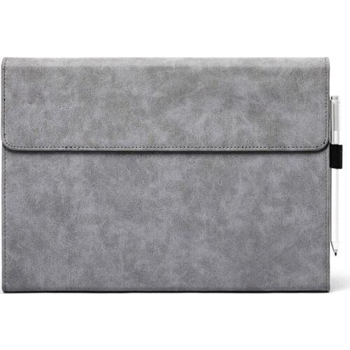 Tablet Case for Microsoft Surface Go 2 PU Leather Sleeve for Surface Go Protective Stand Cover Fit Original type Keyboard