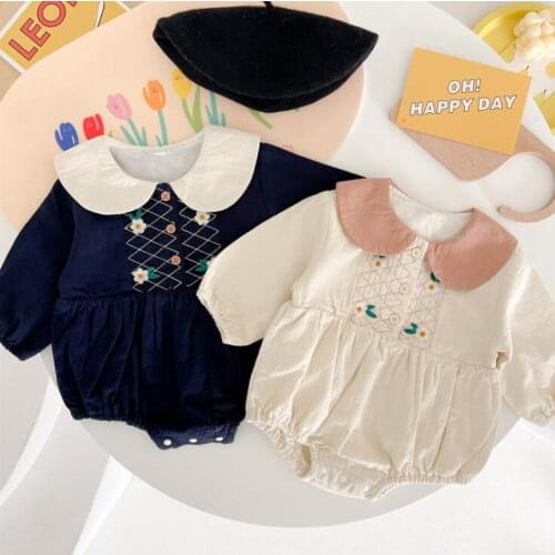 2021 new boys girls rompers cotton full sleeve autumn babys jumpsuit