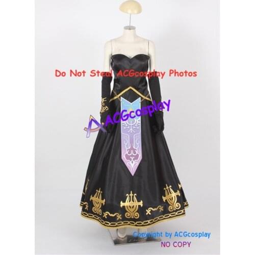Twilight Princess Cosplay Costume Black Dresses