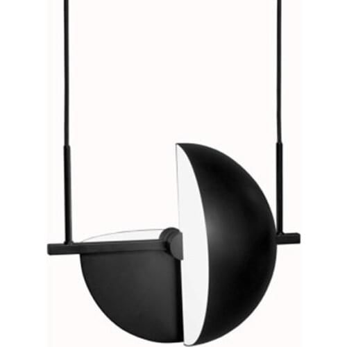 Postmodern creative chandelier simple villa living room dining bar counter rotatable personalized lamp