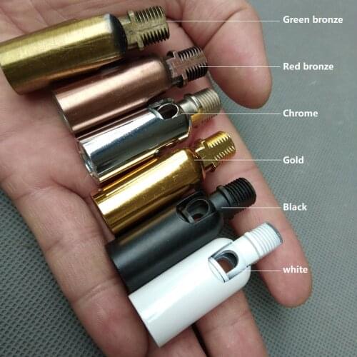 M10 Universal Head 180 degrees Rotation M10 Female Thread +male thread Tube fitting for Chandelier Corridor/Porch/Bar Lamp