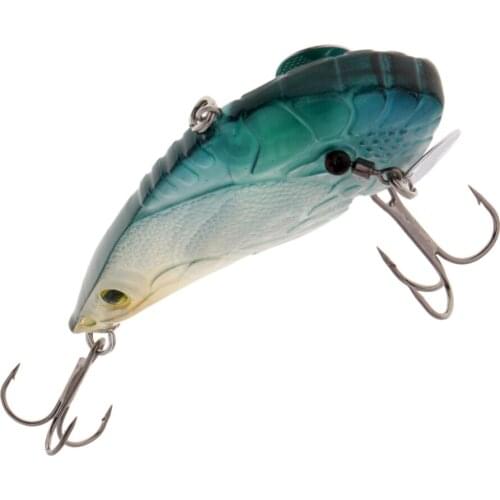 Metal Hard VIB Jigging Saltwater Fishing Spoon Lures with Lifelike 3D Eyes