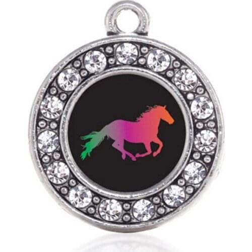 HORSE LOVERS CIRCLE CHARM