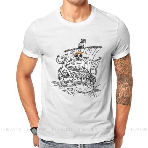 Going Merry Go Hip Hop TShirt One Piece Nami Sanji Anime Style Streetwear Comfortable T Shirt Men Tee Special Gift Idea