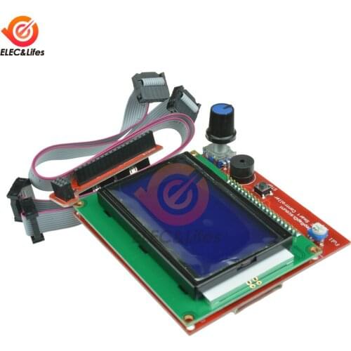 4 Line LCD Display LCD 12864 LCD Control Panel For 3D Printer 20-character × Smart Controller RAMPS1.4