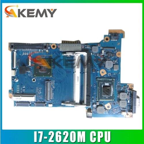 AKEMY FAL3SY2 A2980A For toshiba Portege R700 R705 laptop motherboard QM67 DDR3 SR041 I7-2620M CPU onboard Mainboard