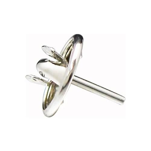 Beadsnice ID34018smt17 Sterling Silver Brooch Backs Tie Tack Blanks Handmade For Fine Silver Jewelry Making