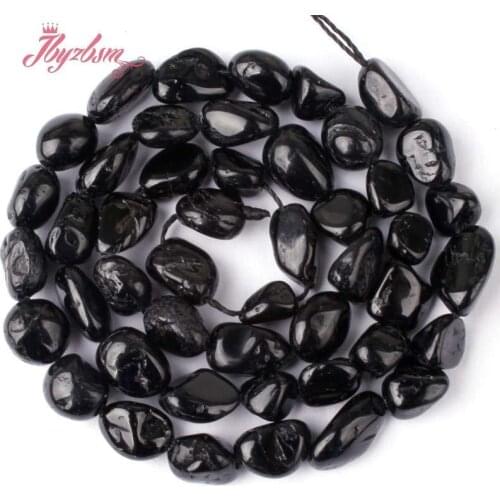 6-8mm/3-5x4-6mm Irregular Shape Bead Tourmaline Natural Stone Beads For DIY Necklace Bracelet Jewelry Making 15" Free Shipping