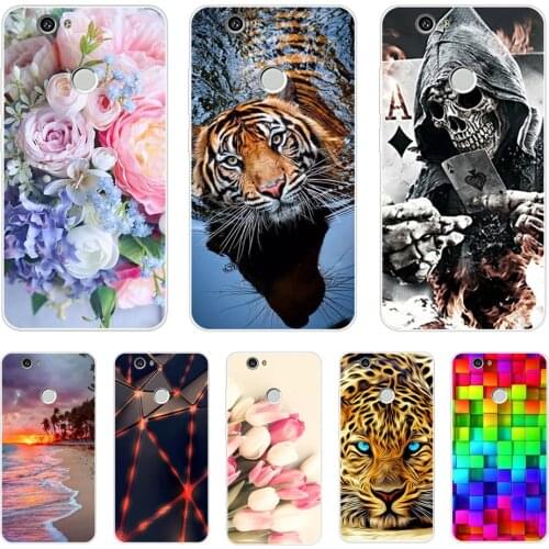 Drawing Phone Cover for Huawei Nova case CAN-L01 CAN-L11 CAN-L12 Soft TPU Cases for huawei nova CAN L11 5.0"Pattern Case Cat Owl