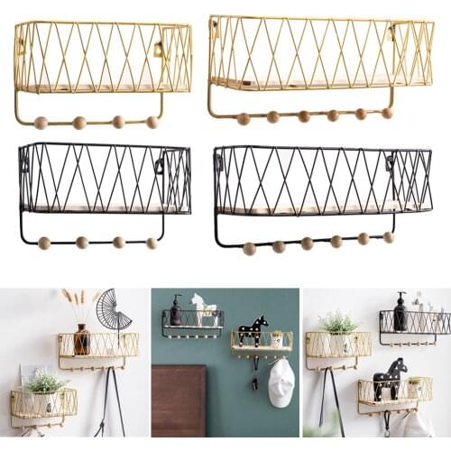 Graceful Wall Mount Key Holder Mail Rack Porch Sunglasses Mail Organizer for Home Kitchen Hallway