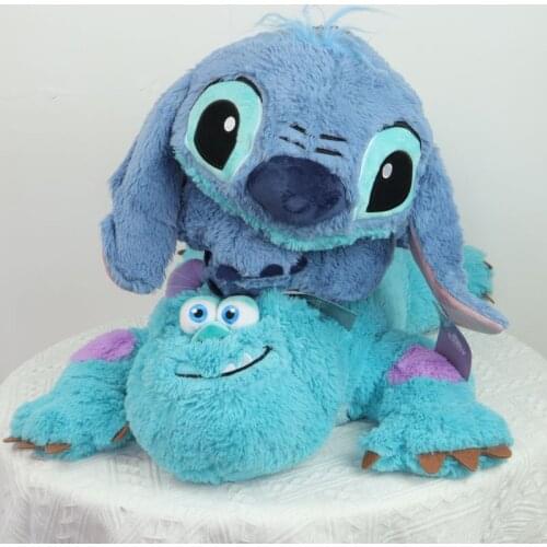 Disney Lilo & Stitch Stuffed Toys Monster Inc Cute Anime Plush Doll Pillow Hugs Room Decor Cushion Birthday Christmas Gift Toys