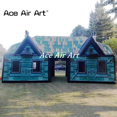 Custom inflatable pub tent inflatable irish bar pub house tent with free air blower for outdoor party club decoration