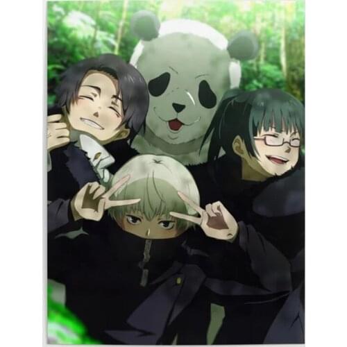 Wall Artwork Modular Jujutsu Kaisen Canvas Paintings HD Printed Anime Partner Poster Home Decoration Living Room Frame Pictures
