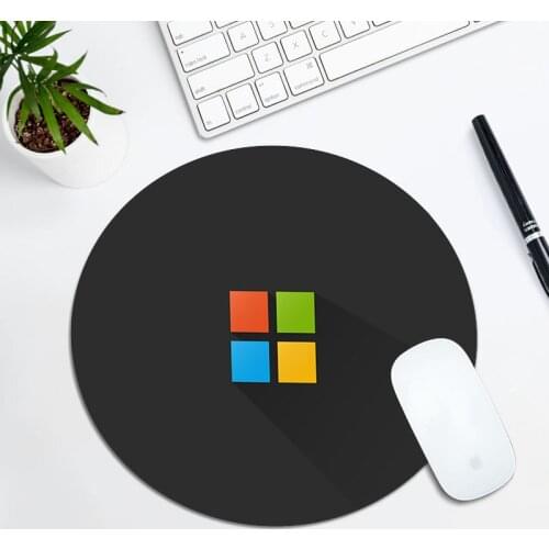 Small Gaming Mouse Pad With Device Logo of Windows Pad on the Table Computer Mat Gamer Pc Accessories Gaming Desk Varmilo