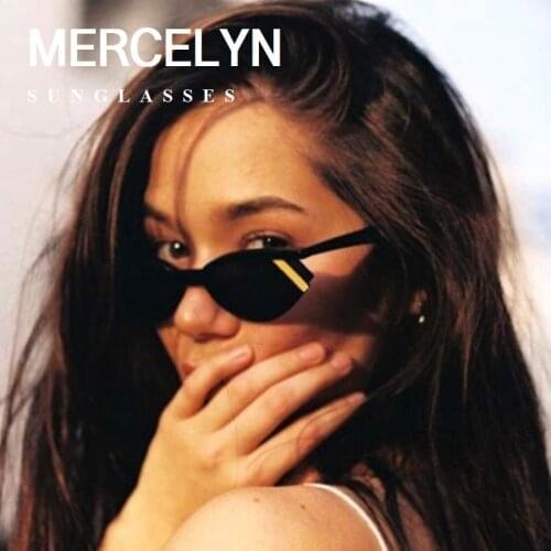 2019 Newest Ladies Fashion Sunglasses Cat Eye Designer Brand Women Sun Glasses Semi Rimless Luxury Shades