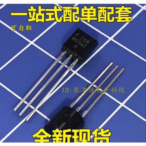 Xinyuan 100PCS/LOT BC547C TO-92 BC547 TO92 547C new triode transistor