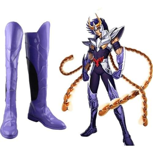 Saint Seiya Ikki Cosplay Shoes Boots Halloween Carnival Party Costume Accessories