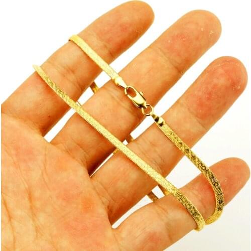 JHplated Gold Color Necklaces for Women/Men,African Ethiopian Chain Necklaces Arab Gifts