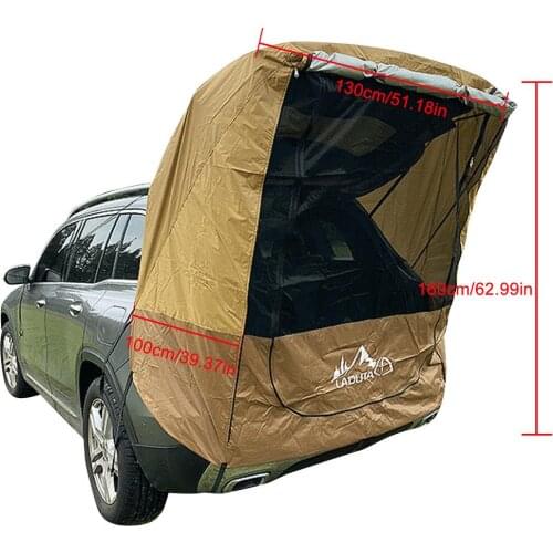 New Truck Tent Sun Shelter SUV Tent Auto Canopy Portable Camper Trailer Tent Rooftop Car Awning Outdoor Picnic Camping 2021