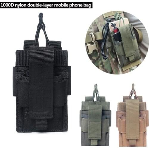 Package Pouch Tactical Sports Pendant Military Molle Nylon Radio Walkie Talkie Holder Bag Magazine Mag Pouch Pocket New