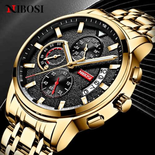 Relogio Masculino NIBOSI VIP Men Watches