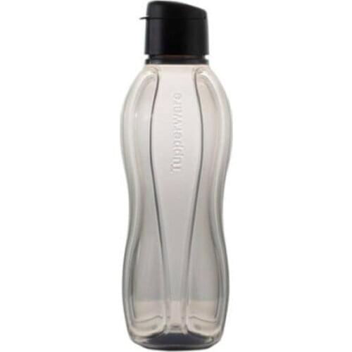 Tupperware Eco Bottle Drinker 1 lt Easy Cover Black, Go To Eco 1,0 l Black Drink Bottle, eco Easy Bottle, Ecological Bottle