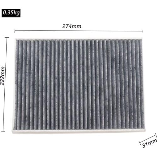 Car Cabin Air Filter for AUDI Q7quattro(4L)2006 2007 2008 2009 2010 2011 2012 2013 2014 2015 2016 95557221910
