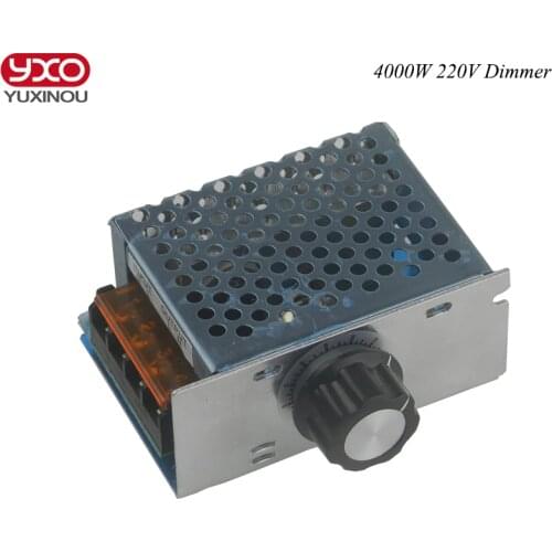 AC 220V High Power 4000W SCR Controller Electronic Volt Regulator Governor Thermostat Dimming SCR Dimmer Temperature Control