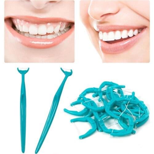 20Pcs/Set Dental Floss Flosser Picks Teeth Toothpicks Stick Tooth Clean Oral Care Dental Flosser For Teeth Cleaning Tools