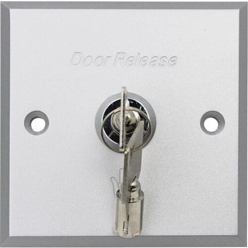 High Quality 10pcs/ lot Emergency Door Release Exit Button With Key E08K Aluminium Alloy For Door Access Control System