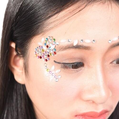 160Pcs/sheet Crystal Diamond Bling Rhinestone Self Adhesive Stickers for Phone Case Decoration 5mm Diy Decal Art