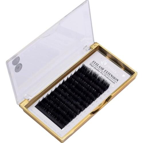 4 Trays/Lot All Size Mink Eyelash Extension 9mm-14mm B C D Individual Eyelash Extension Free Shipping Makeup Tools