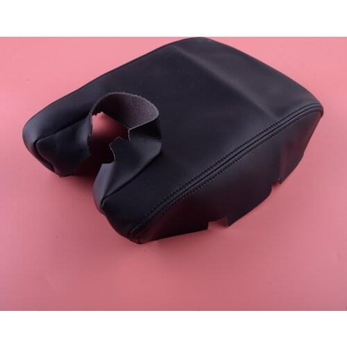 Black Car Interior Central Console Lid Armrest Cover Protector Microfiber PU Replacement Fit for Acura TL 2009 2010 2011 2012