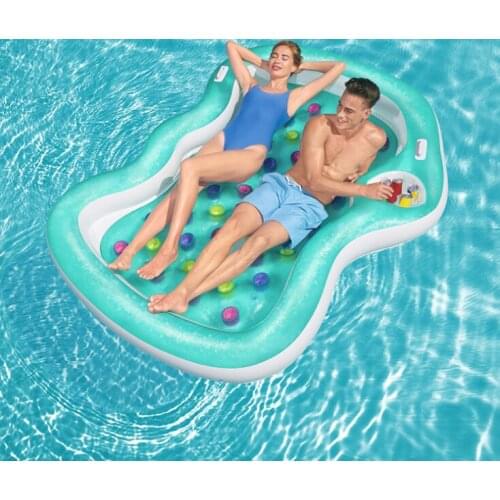 Double outdoor family swimming pool inflatable boat ocean rafting boat beach vacation inflatable bed