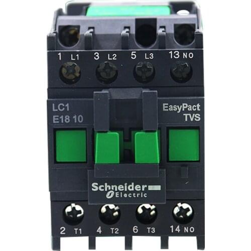 Export AC 3P 18A control coil 220V 50Hz EasyPact TVS 3 pole contactor 3NO used in AC load with power factor 0.95 or more