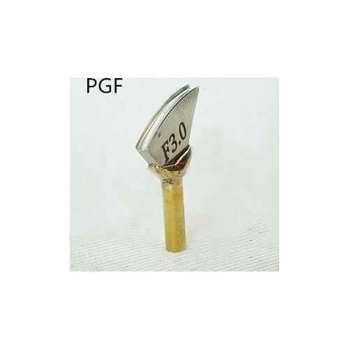 F3.0 (2.5 mm) fan and circular groove pressure while metal head PGF - F3.0 leather carving tools leather craft tools