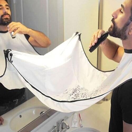 Shaving Beard And Beard Rrimming Cloth Apron With Suction Cup For Shaving Beard And Beard Trimming Cloth Apron