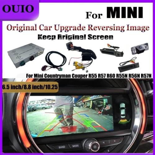 Front Rear Camera Decoder For Mini Countryman Couper R55 R57 R60 R55N R56N R57N 2009-2020 upgrade Reversing camera adapter