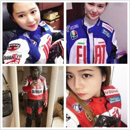 Women color jacket duhan professional Racing moto GP coat motorcycle breatherable lining remove four season oxford cloth jackets