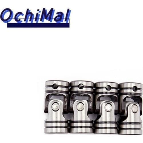 4mm-22mm Hole Two-section Universal Joint Coupling Shaft Motor Connector Cross Coupler Bushing